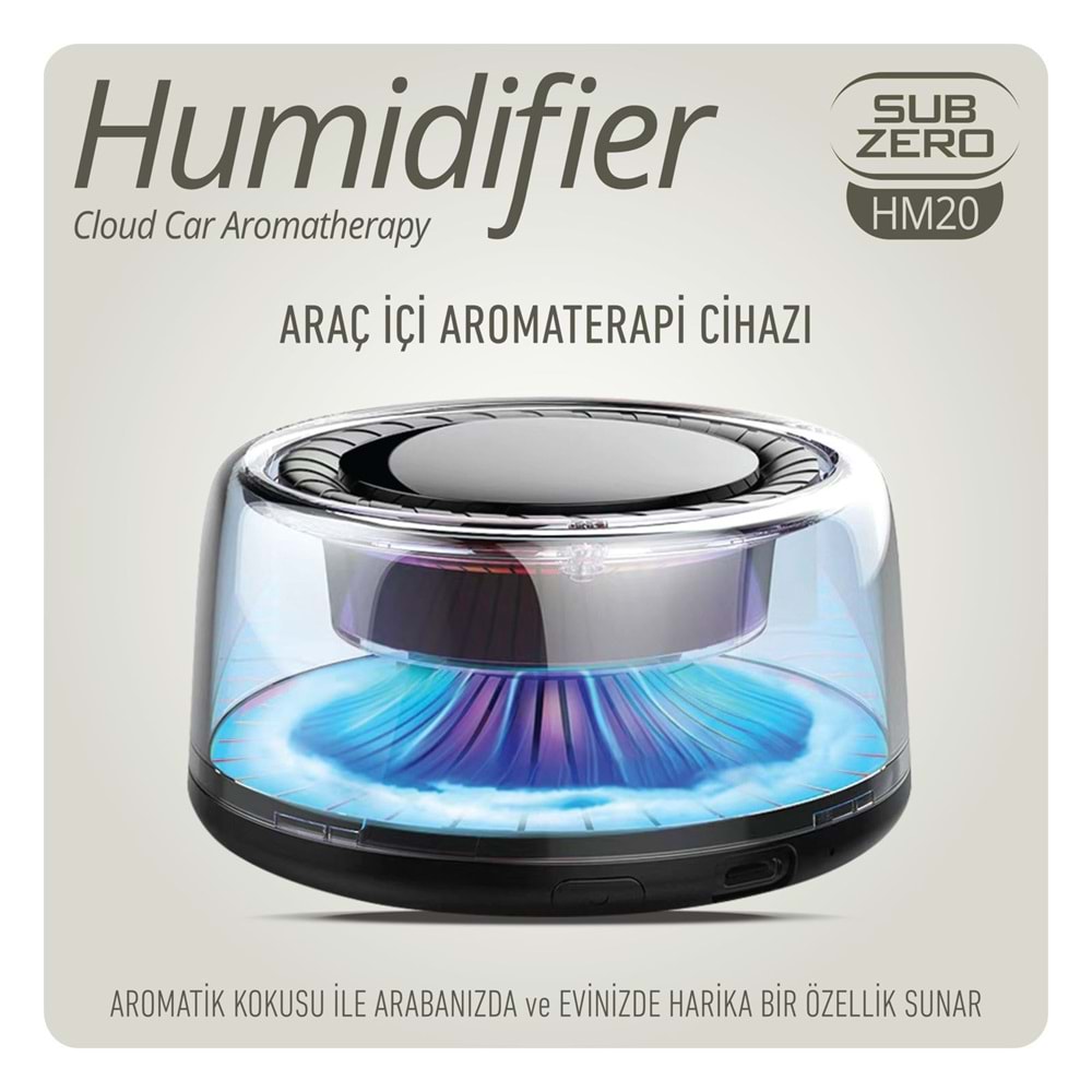 Subzero HM20 Otomatik Araç İçi Koku Difüzör Nemlendirici