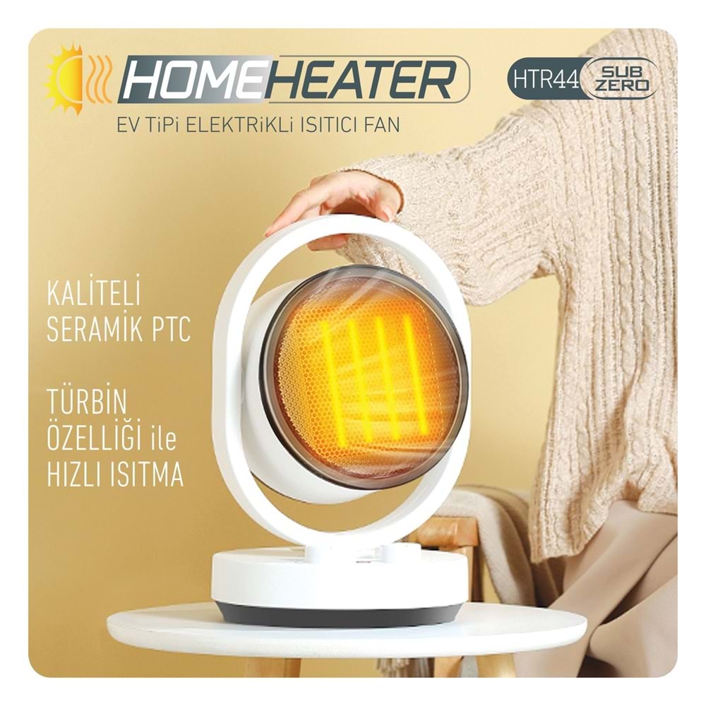 Subzero HTR44 Elektrikli Isıtıcı Fan