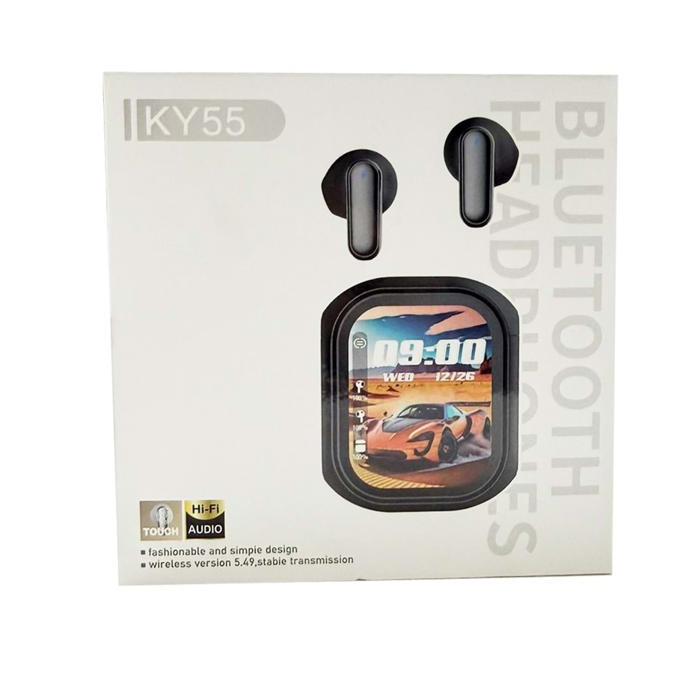 A1 Swear KY55 ANC/ENC Ekranlı Bluetooth Kulaklık