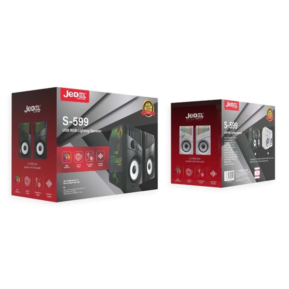 JEDEL S-599 RGB USB Gaming Hoparlör
