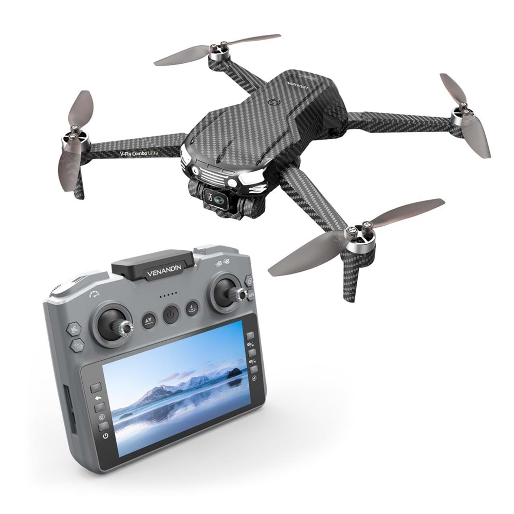 Katjmer V-Fly Combo Ultra 2K 4 Yönlü Engel Önleme+Optik Akış Hover+3D Taklalar Super Drone Geri Dönüş (2batarya)