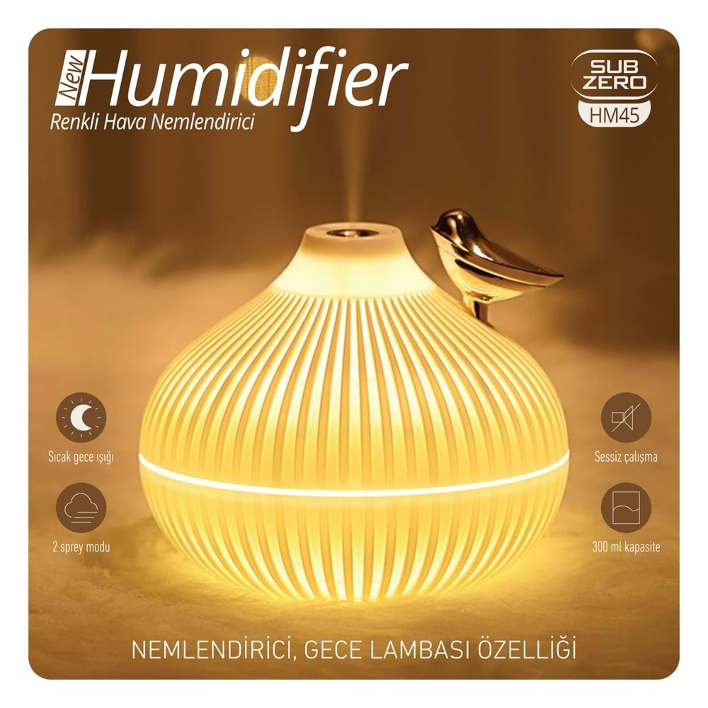 Subzero HM45 Geve Lamba Özellikli Hava Nemlendirici