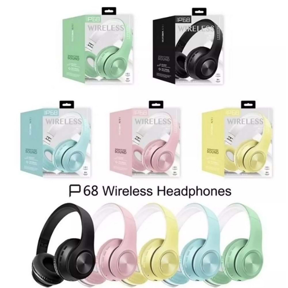 Carboon P68 Bluetooth Kulak Üstü Kulaklık