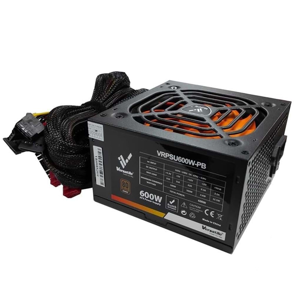 Versatile VRPSU600W 600W 80Plus Power Supply
