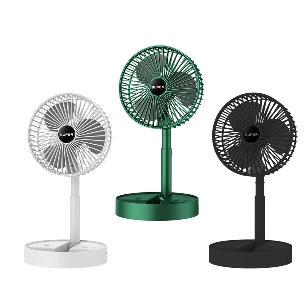Katjmer FS21 Masaüstü Şarjlı Fan