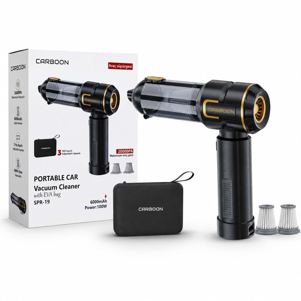 Carboon SPR-19 20.000PA Vakum Süpürge