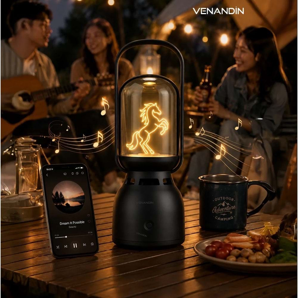 Venandin Z15-M Lumia-M Led Light Bluetooth Speaker