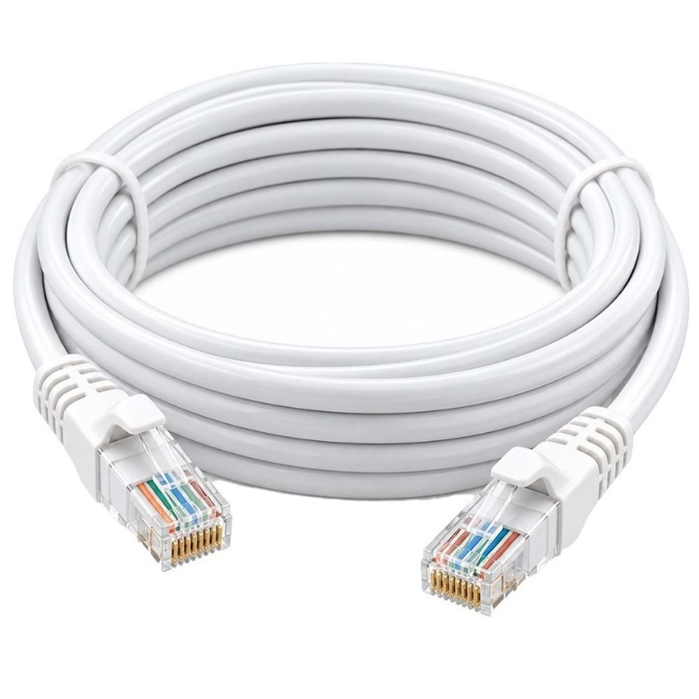 HERZ Beyaz CAT6 20 (32949)Metre RJ45 Patch Network Ethernet İnternet Kablosu