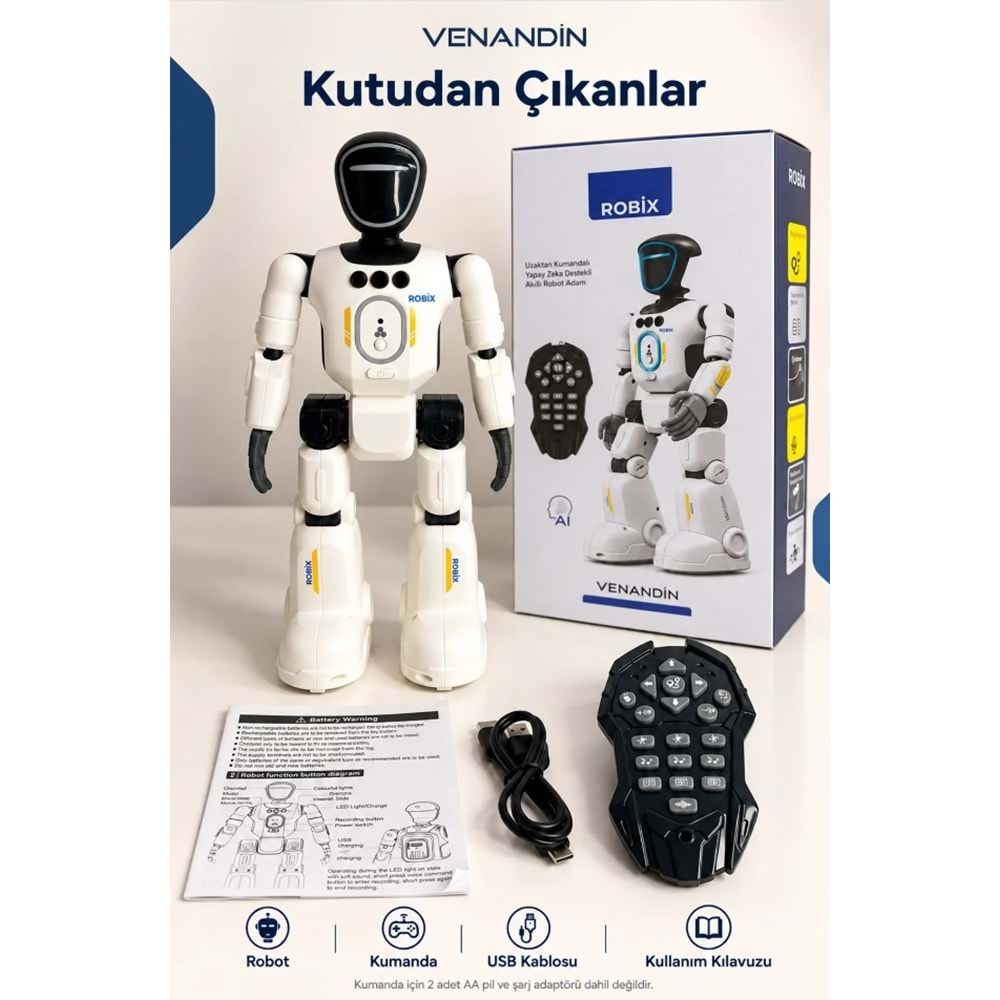 Katjmer 22011 Robix Robot Hareketli Oyuncak