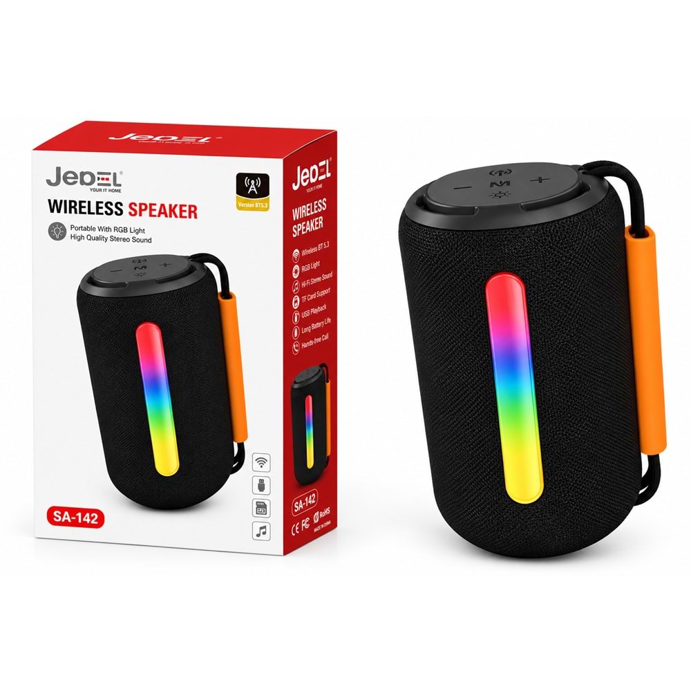 Jedel SA-142 LED aydınlatmalı Süper Ses Müzik Kutusu