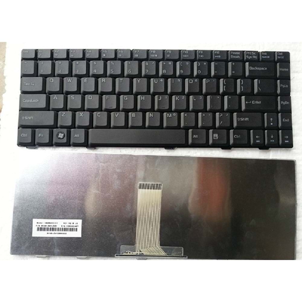 Asus F80 Siyah Notebook Klavye (TR)