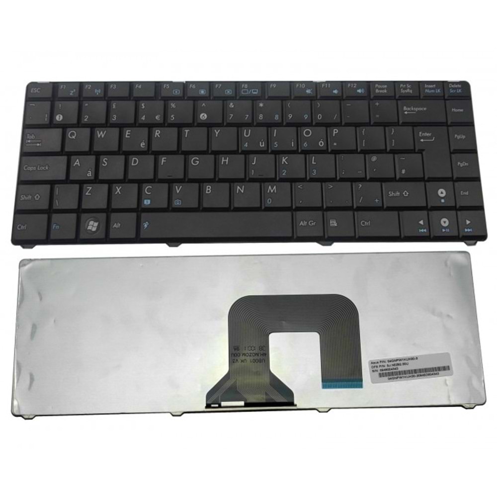 Asus N20 Siyah Notebook Klavye (TR)