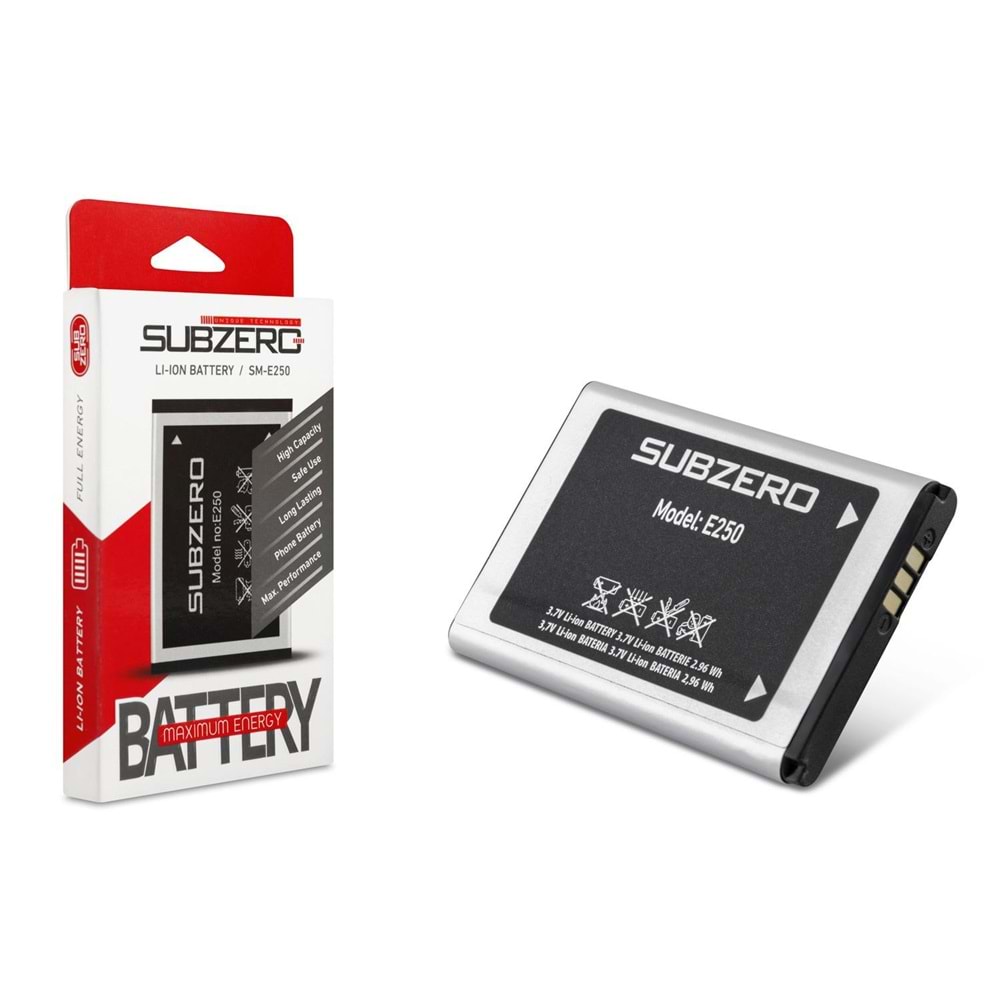 Subzero E250 Batarya