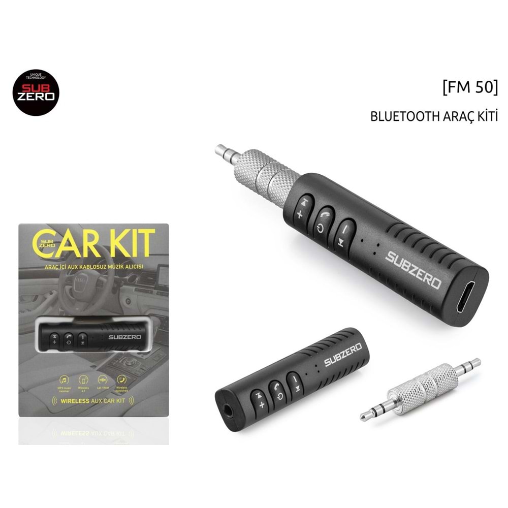 Subzero FM50 Aux Bluetooth Çevirici