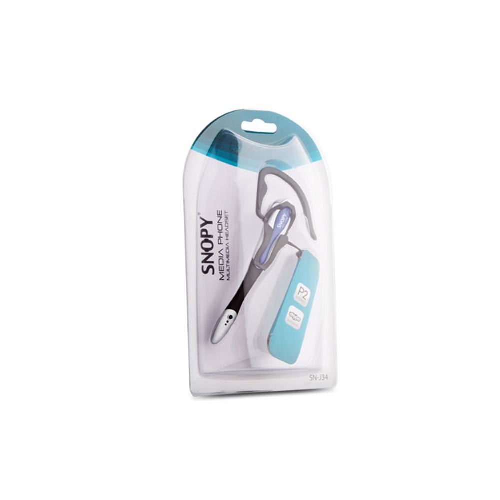 Snopy SN-J34 Tek Taraflı Mikrofonlu Kulaklık