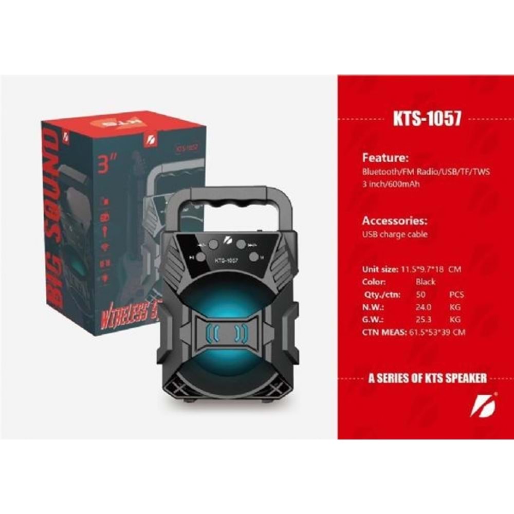 Subzero KTS-1057 Bluetooth/Usb/Sd Müzik Kutusu