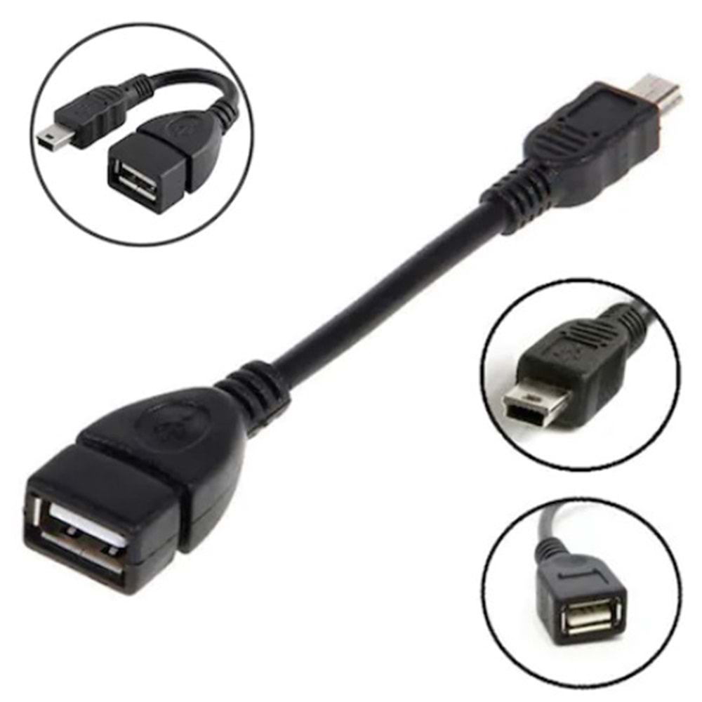 Oem USB 5pin (Mini USB) OTG Data Kablosu