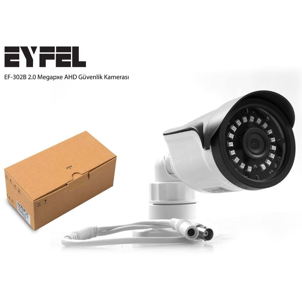 Eyfel EF-502B 2.0 Megapxe Bullet IP Güvenlik Kamerası