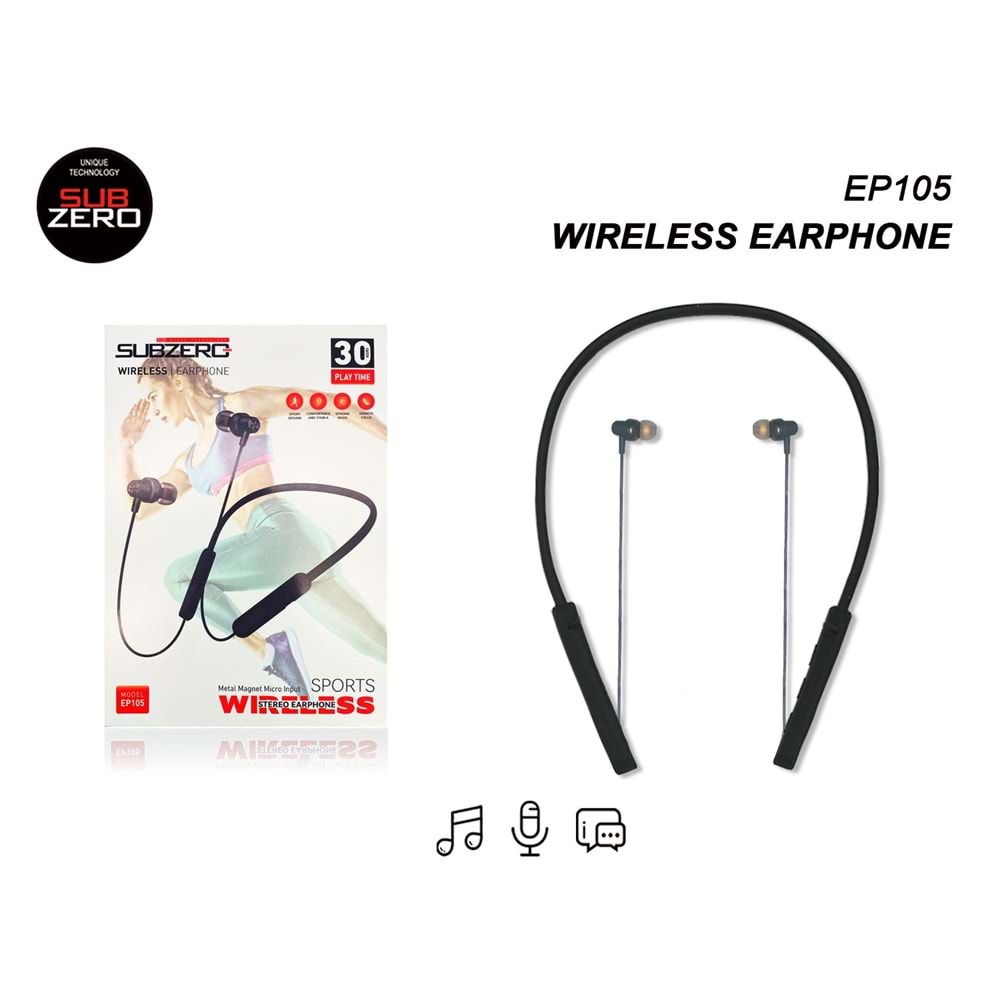 Subzero EP105 Boyun Askılı Bluetooth Kulaklık (30 Saat)