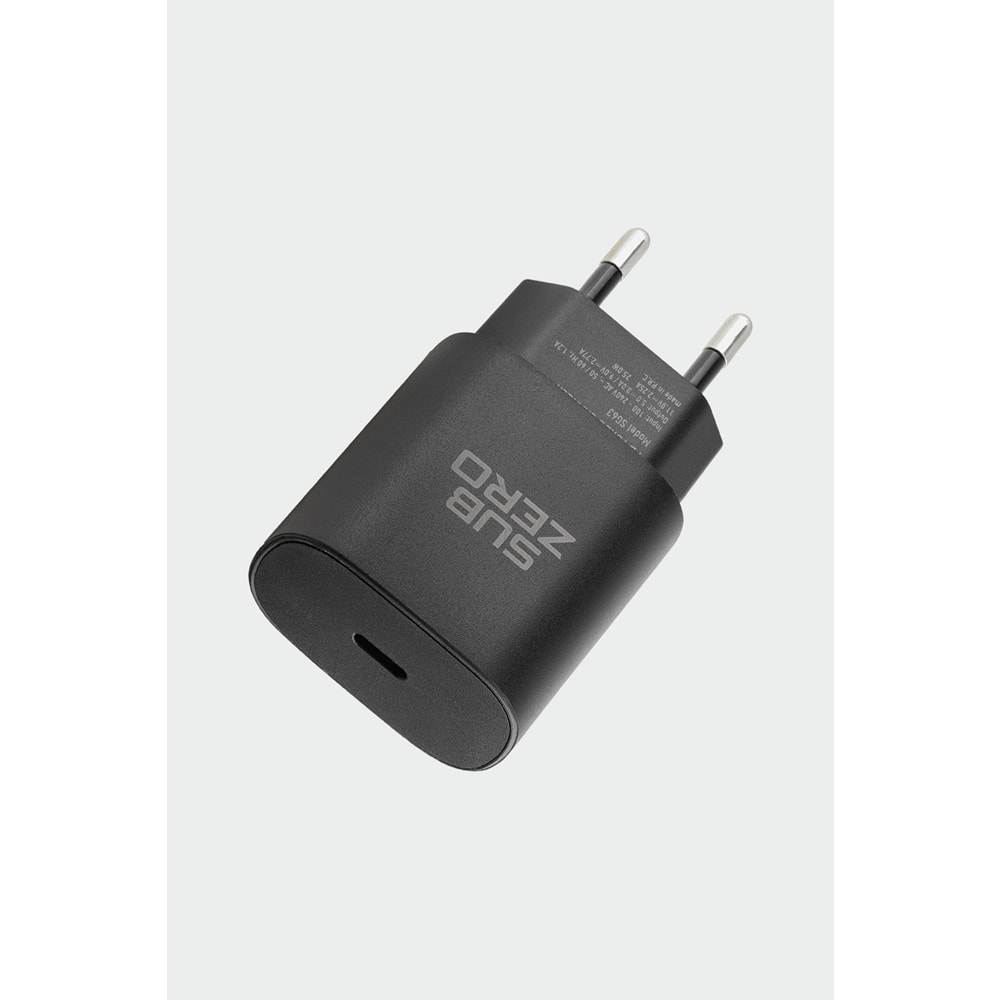 Subzero SG63 25W PD (Turbo) Type-C Girişli Ev Şarj Başlığı
