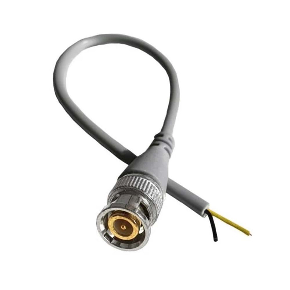 BNC Fişli 18 CM Hazır Gold Uçlu Kablo