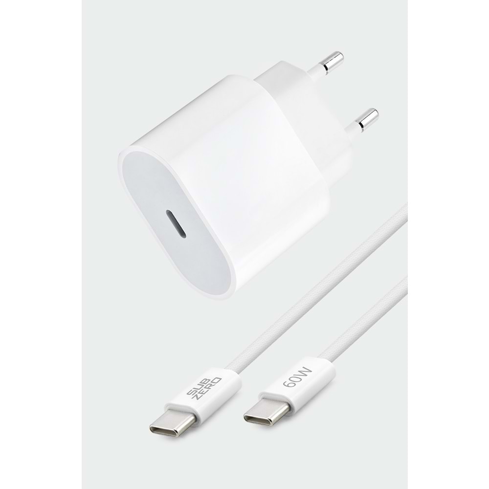 Subzero SG66 35W Pd Type-C to Type-C İphone15 Şarj Seti