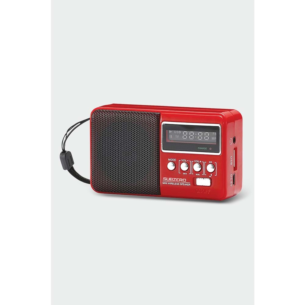 Subzero SB38 Mini Nostalji TWS/FM Bluetooth Müzik Kutusu
