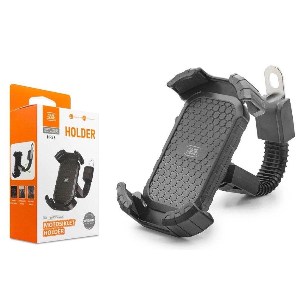 Subzero HR86 Motorsiklet Premium Telefon Tutucu