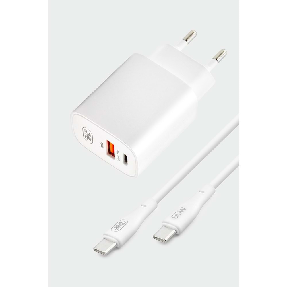 Subzero SG76 38W Usb/Pd Girişili Type-C Turbo Şarj Aleti