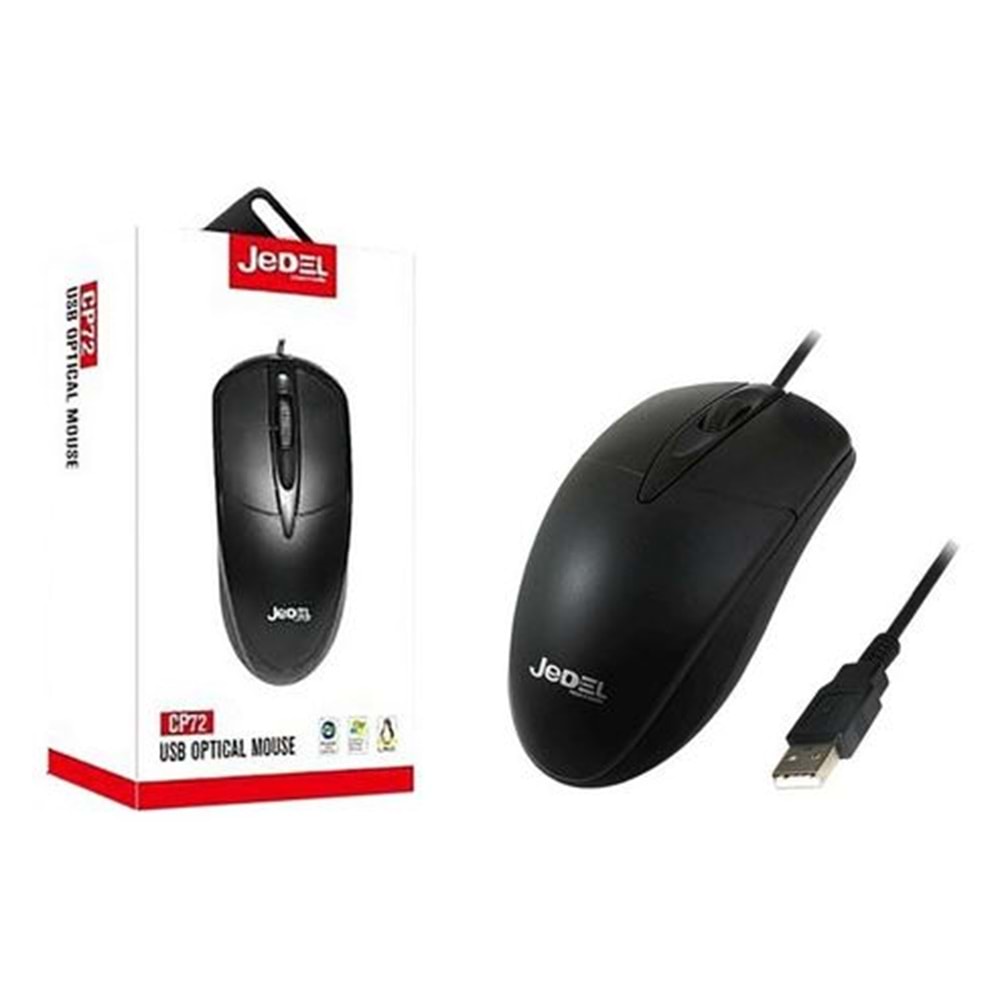 Jedel CP72+ Wired USB Optical Kablolu Mouse
