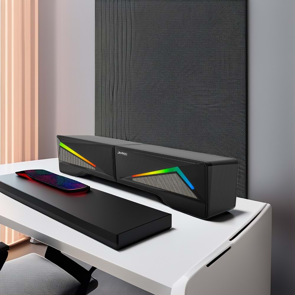 Jedel S550 1+1 Soundbar Rgb Gaming USB Hoparlör