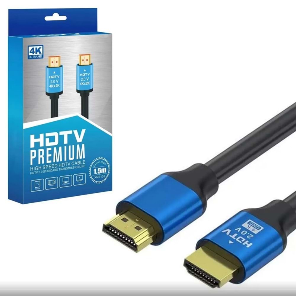 Oem 15 Metre Hdmi Kablosu Gold Hdtv 4K 2.0V Ultra 60Hz HD Kutulu
