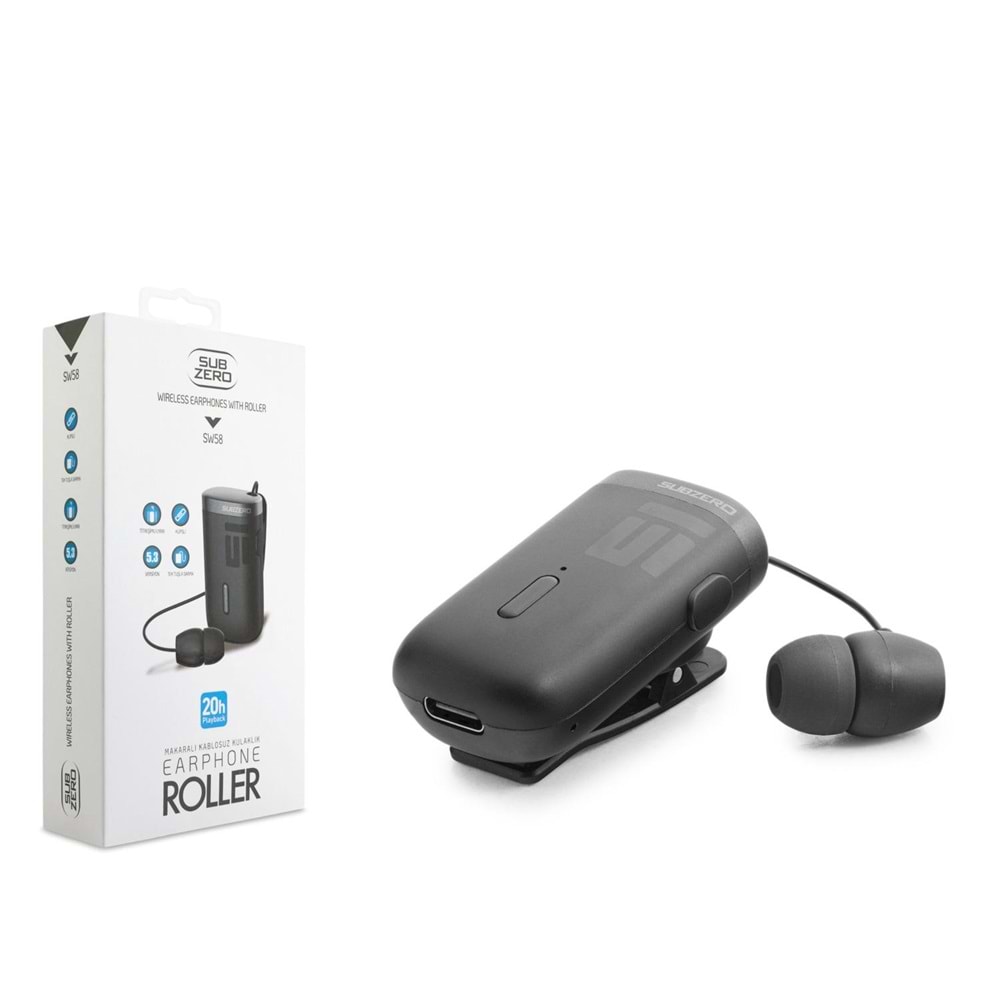 Subzero SW58 Makaralı Titreşimli Bluetooth Kulaklık 20 Saat