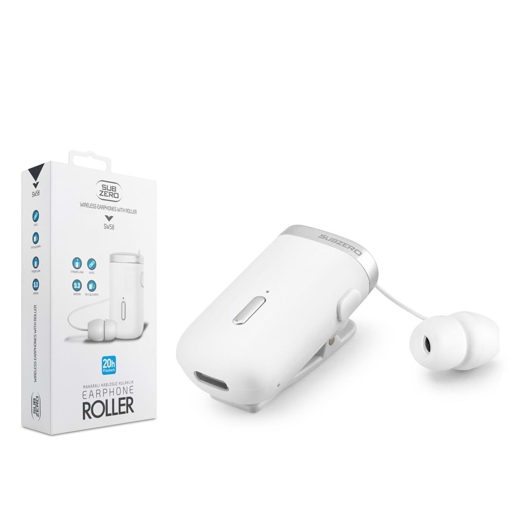 Subzero SW58 Makaralı Titreşimli Bluetooth Kulaklık 20 Saat