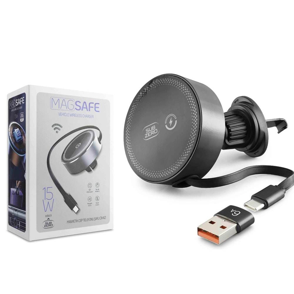 Subzero HR69 15W Magsafe Şarj Telefon Tutacagı