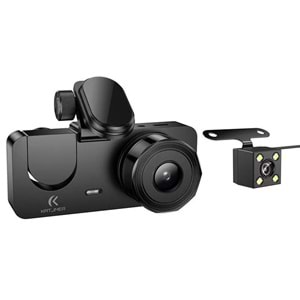 Katjmer KT-DC001 (Wifi) Full Hd 3 Kameralı Araç Içi Güvenlik Kamerası Telefon Uygulaması