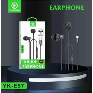 YK Design YK-E57 Tak Çalıştır Type-C Girişli Kulaklık