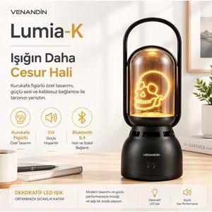 Venandin Z15-K Lumia-K Led Light Bluetooth Speaker