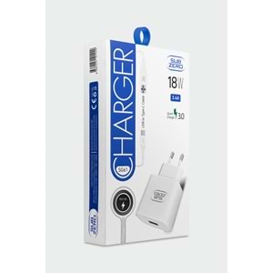 Subzero SG61 18W 3.4A Qualcomm Hızlı Type-C Ev Şarj Aleti (Turbo)