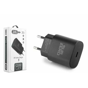 Subzero SG63 25W PD (Turbo) Type-C Girişli Ev Şarj Başlığı