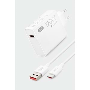 Subzero SG38 120W Gan Type-C Kablolu Turbo Ev Tipi Şarj Aleti Salise Gösterir