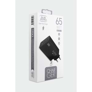 Subzero SG87 65W Usb+PD+PD Girişli Fast Şarj Başlığı