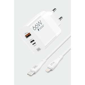 Subzero SG90 66W Usb+PD+Ligtning Girişli Turbo Şarj Aleti