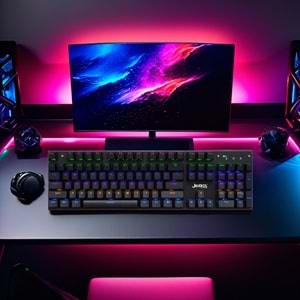 Jedel KL-138 RGB Mechanical Mekanik RGB Gaming Klavye