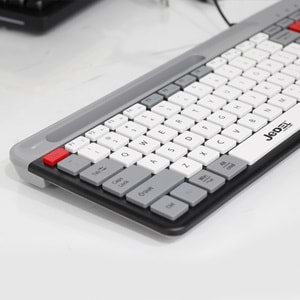 JEDEL-K37 Ultra Hızlı Tepki Kablolu Oyun Ofis Klavyesi Zaman Sessiz Düğmeli