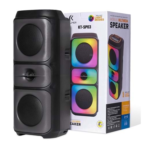 Katjmer KT-SP03 Rgb Usb/Bt Müzik Kutusu