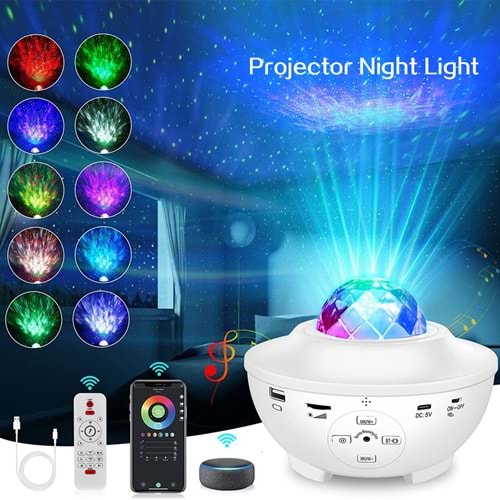 Yk Desıgn BL-XK01 2.0 Wifi projektör ışık yıldızlı araç aydınlatma sistemi