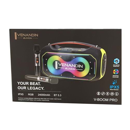 Venandin V-Boom Pro Ekstra Bass Bluetooh Speaker