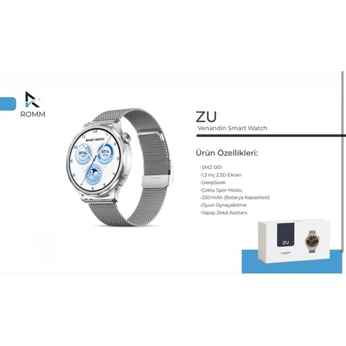 Venandin SMZ-001 ZU Akıllı Saat