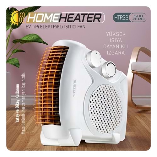 Subzero HTR22 Elektrikli Isıtıcı Fan